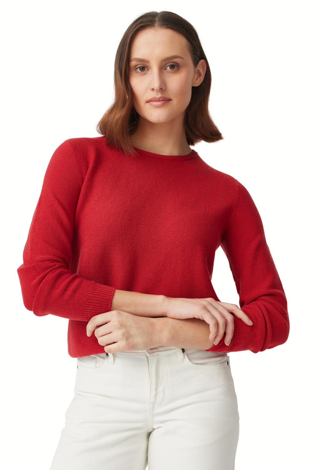 Stitch Sweater | Pomegranate