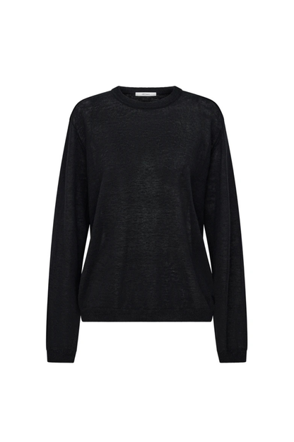 Orlon Linen Sweater | Black