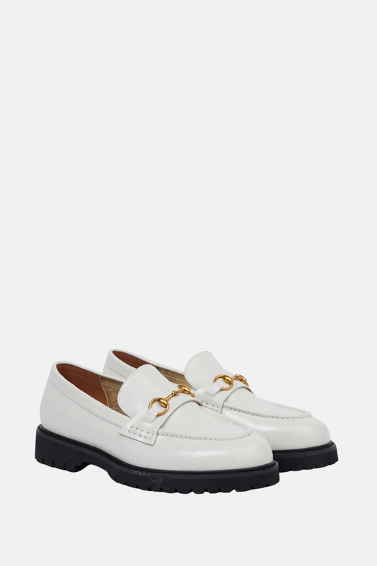 Shandre Loafer | Stone Hi-Shine