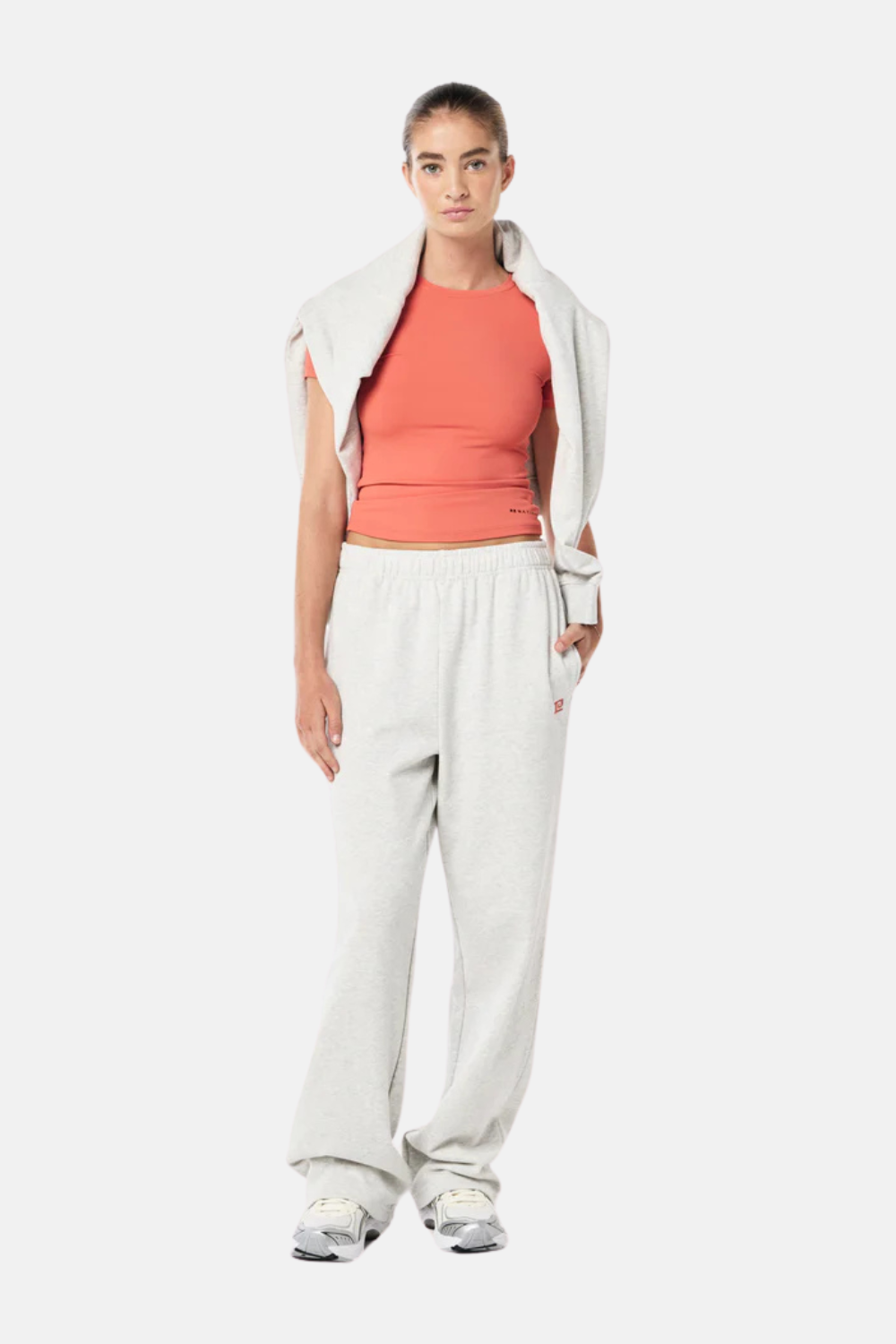 Eastside Trackpant | Light Grey Marle