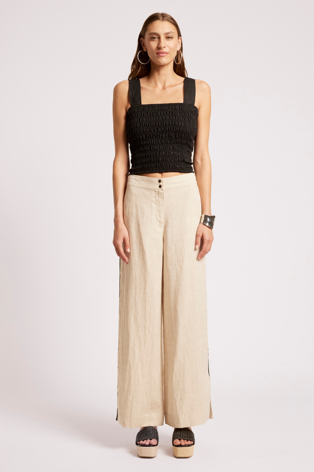 Maris Splice Pant | Tusk/Black