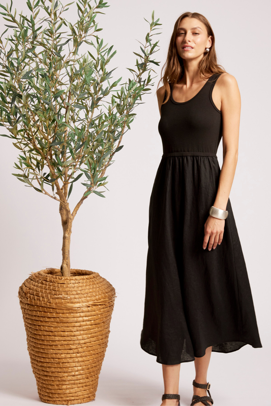Maris Tank Maxi Dress | Black
