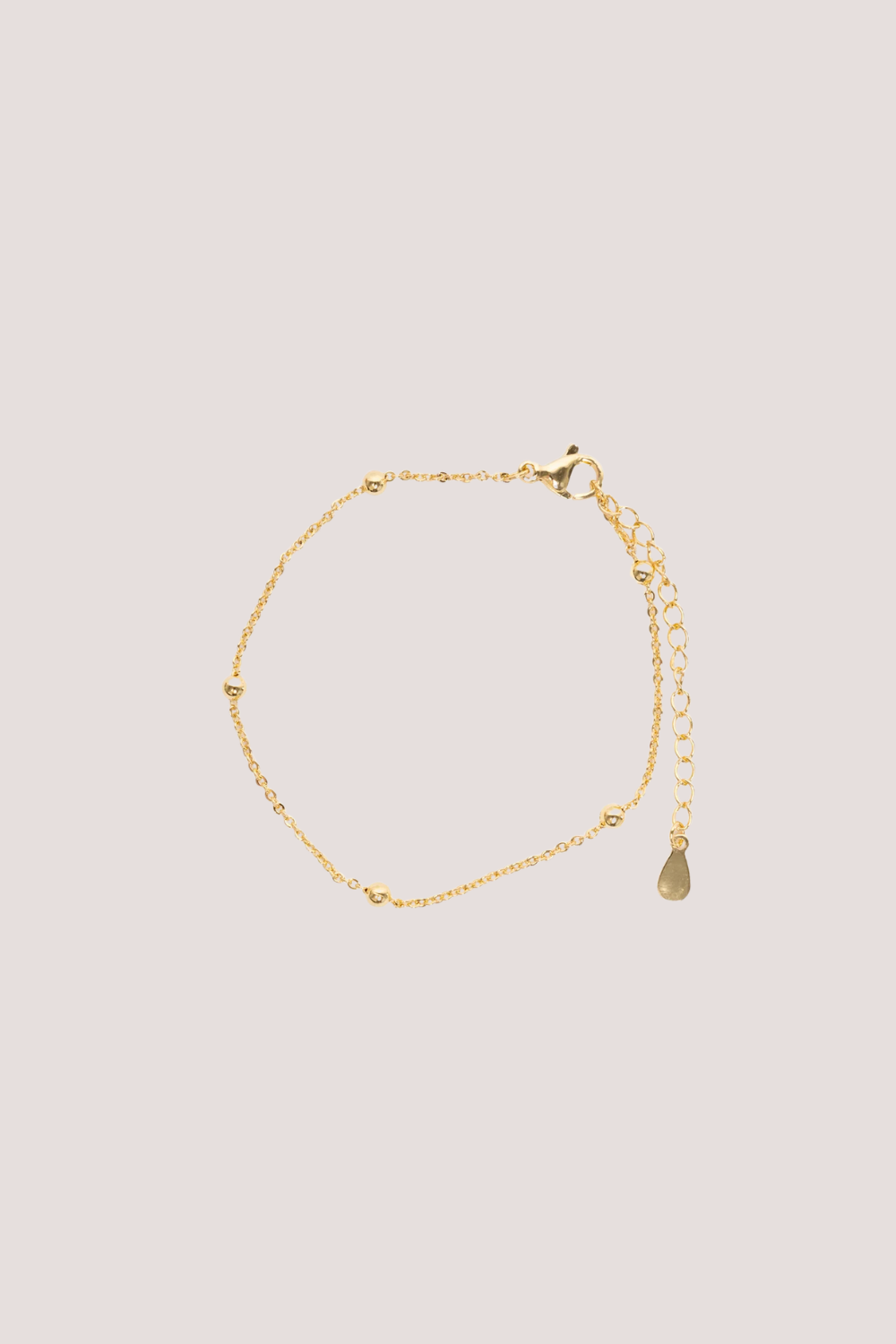 Mini Ball 14k Gold Plate Bracelet