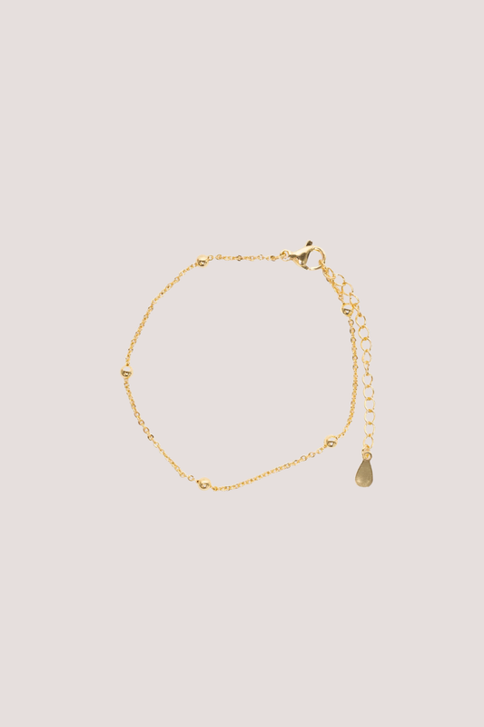 Mini Ball 14k Gold Plate Bracelet