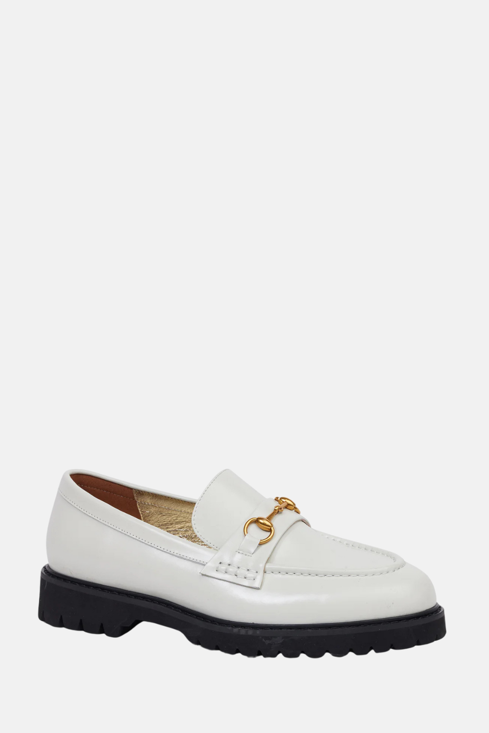Shandre Loafer | Stone Hi-Shine