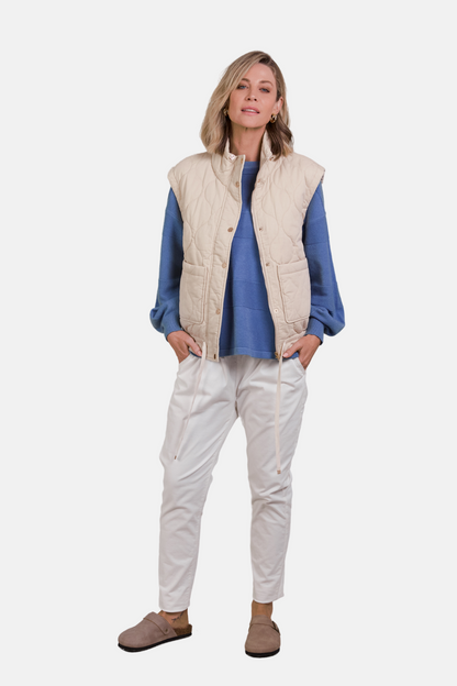 Pepi Vest | Ecru