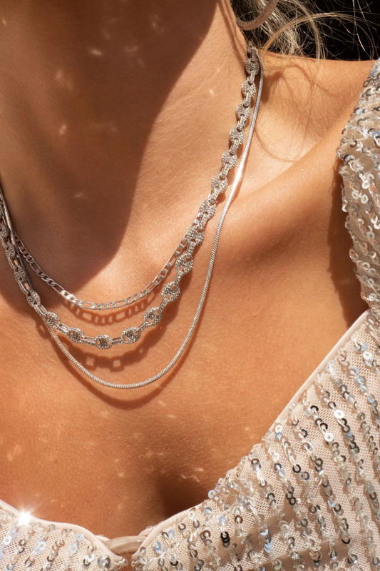 Cecilia Chain Necklace | Silver