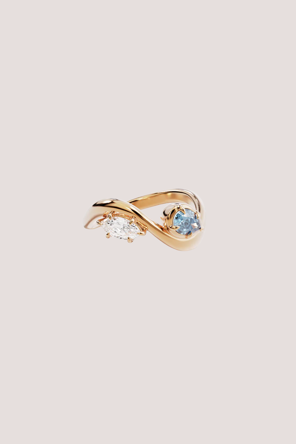 18k Gold Vermeil With Freedom I Become Ring