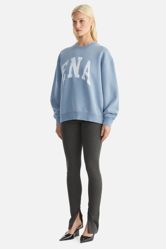 Lilly Oversized Sweater College | Sky Washed