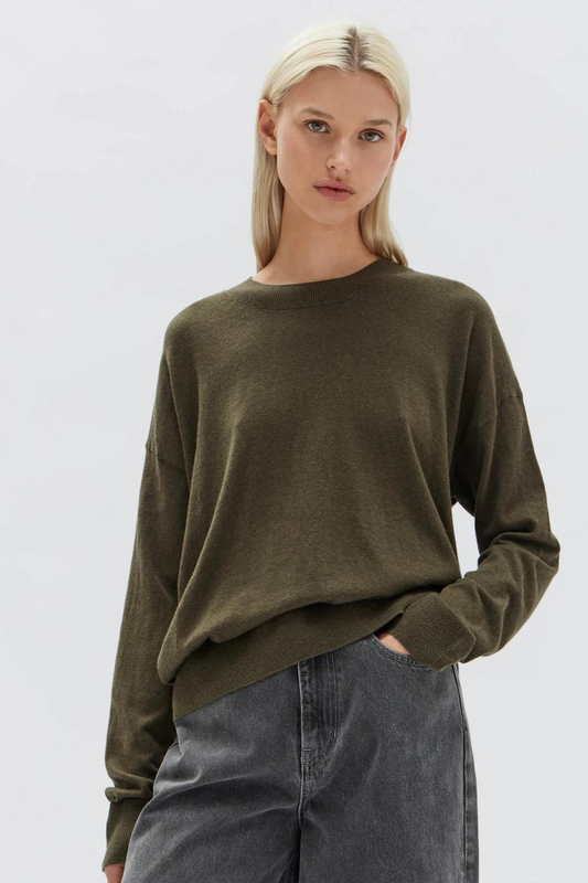 Cotton Cashmere Lounge Sweater | Pea Marle