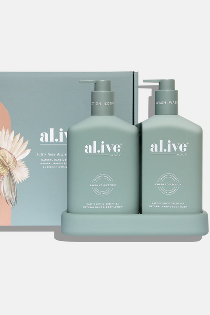 Wash & Lotion Duo - Kaffir Lime & Green Tea