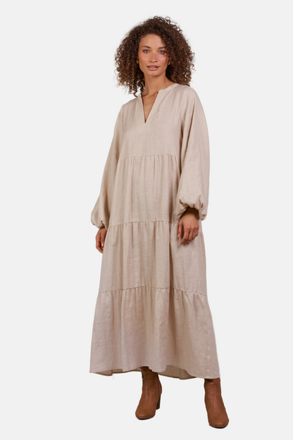 Laax Maxi Dress | Ecru