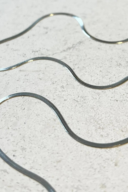 Sphinx 2mm, Snake Chain Necklace | Silver