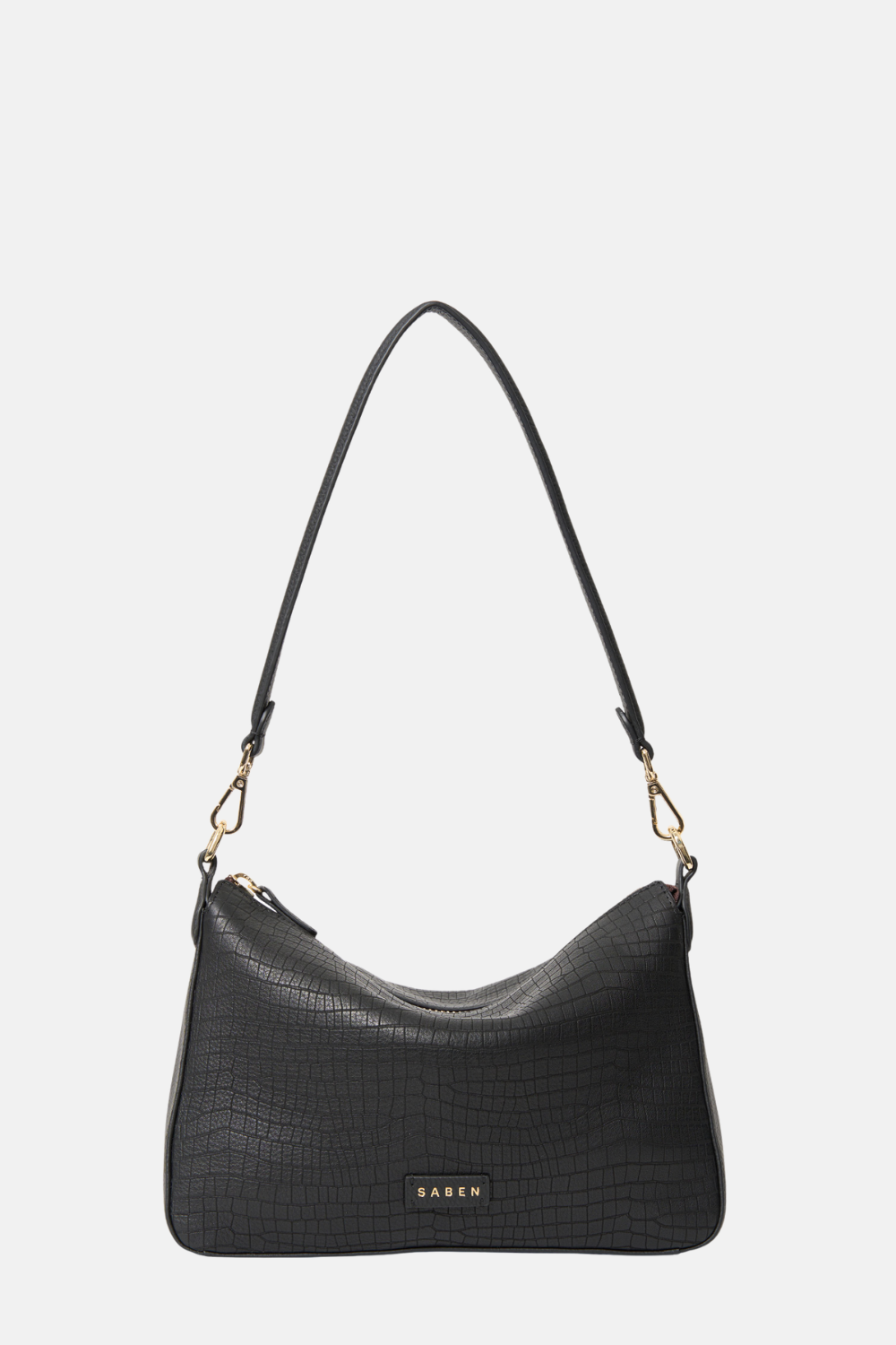Dane Shoulder Bag | Black Luxe Emboss