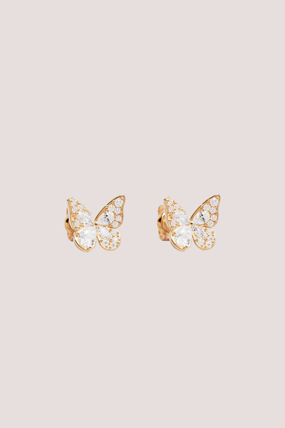 18k Gold Vermeil I Believe, I Become Stud Earrings