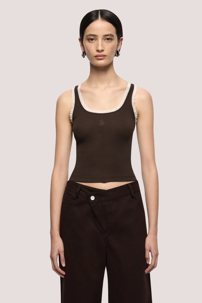 Moneta Tank | Dark Chocolate