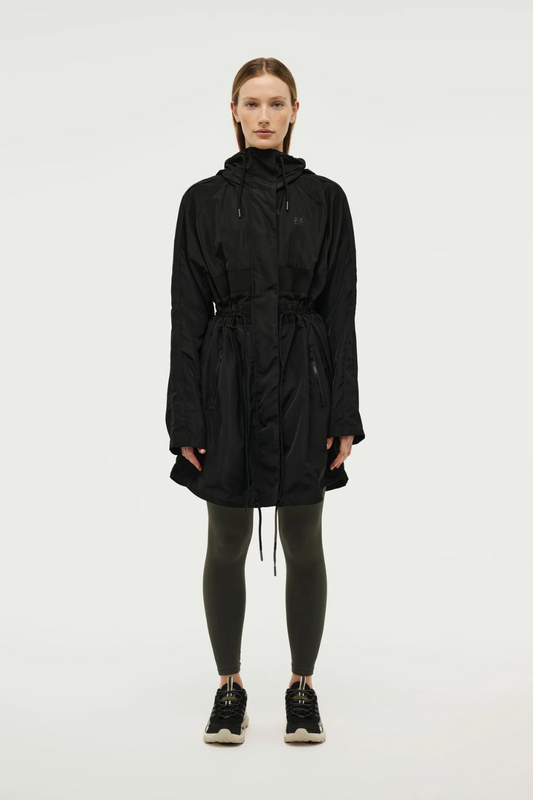 Mid Length Man Down Jacket| Black