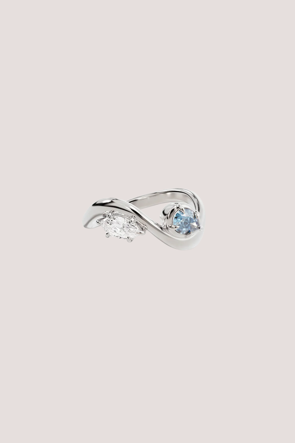 Sterling Silver With Freedom I Become Ring
