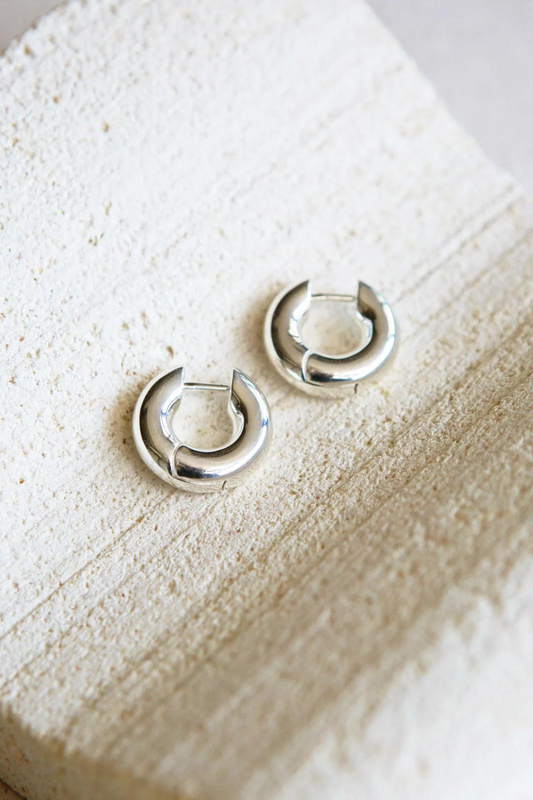 Elio Hoops | Silver