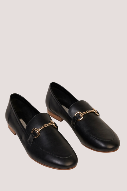 Leila Loafer | Black Calf