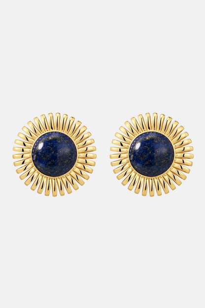 Lapis Spirale Studs | Gold