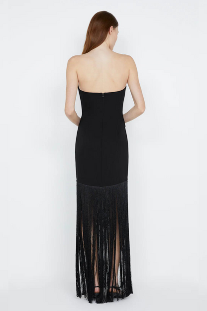 Wilder Fringe Dress | Black