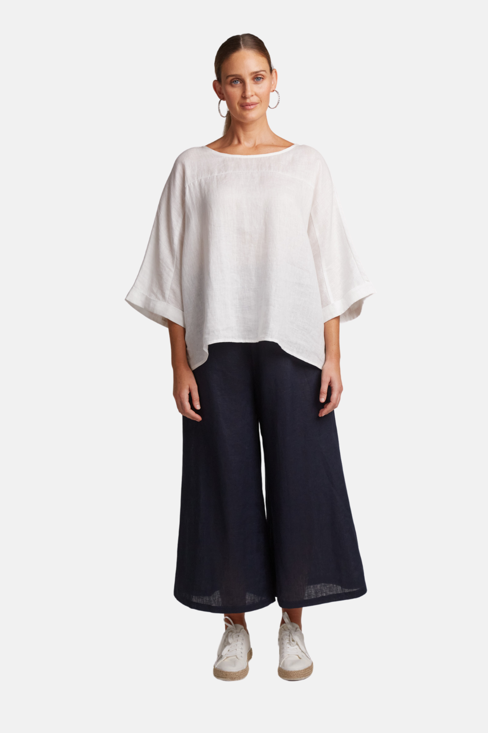 Studio Relaxed Top| Salt