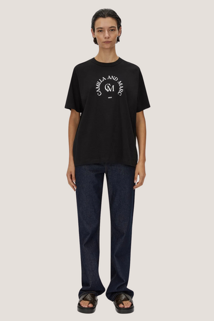 Karine Graphic Tee | Black