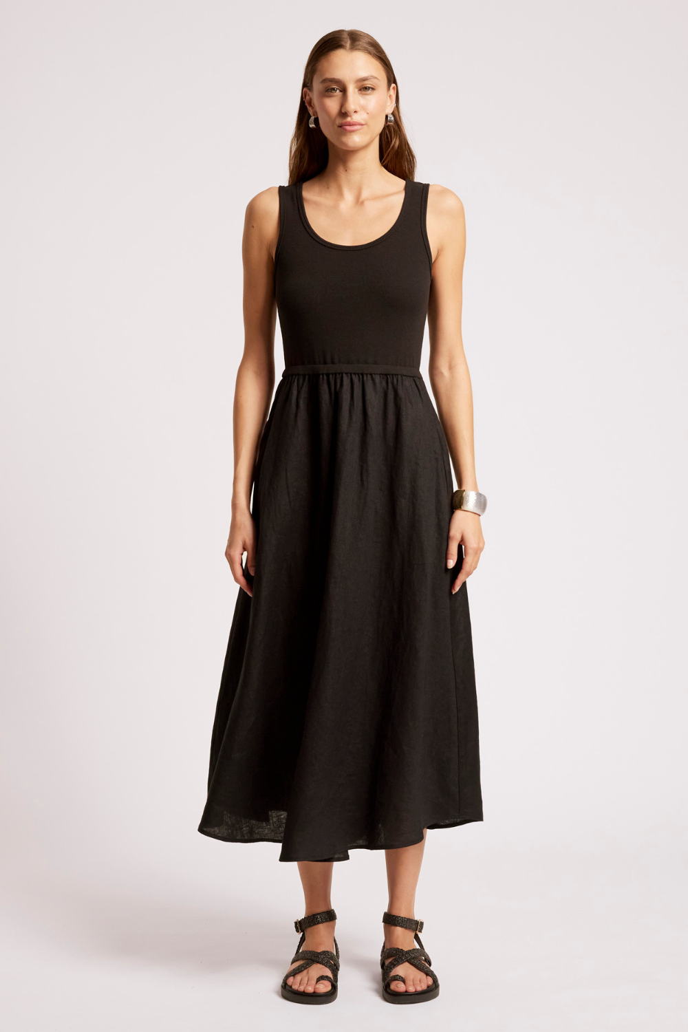 Maris Tank Maxi Dress | Black