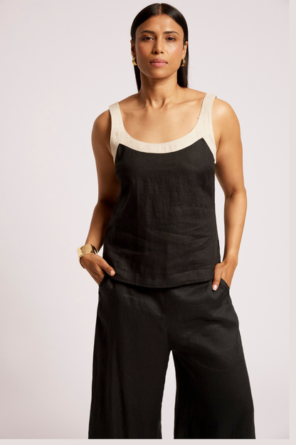 Maris Splice Tank | Black/Tusk