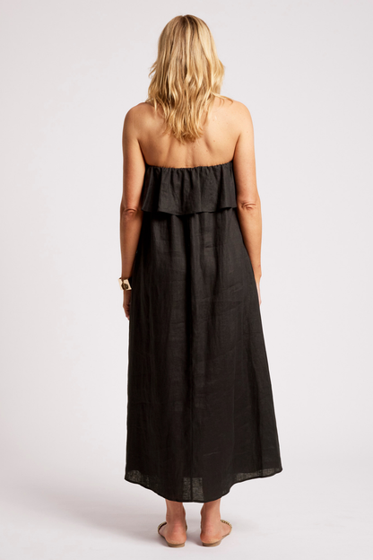 Maris Strapless Dress | Black