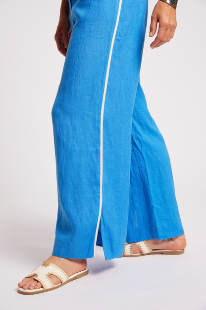 Maris Splice Pant | Marine/White