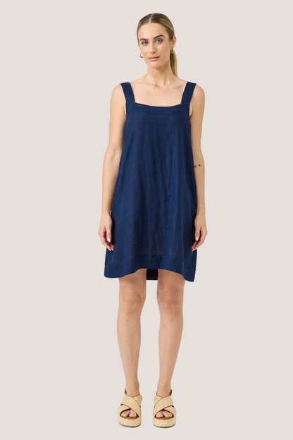 Studio Short Tank Dress | Indigo