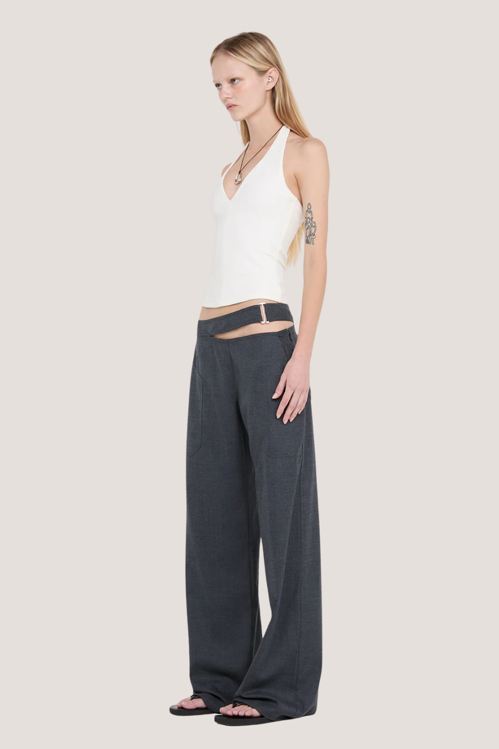 Ione Halter Top | Ivory