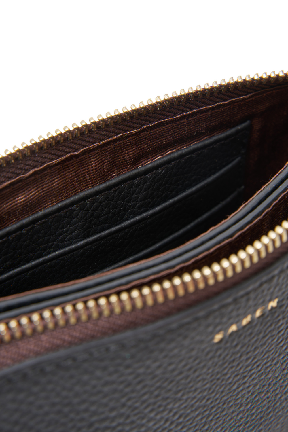 Lily Mini Bag | Black + Gold Curb Chain
