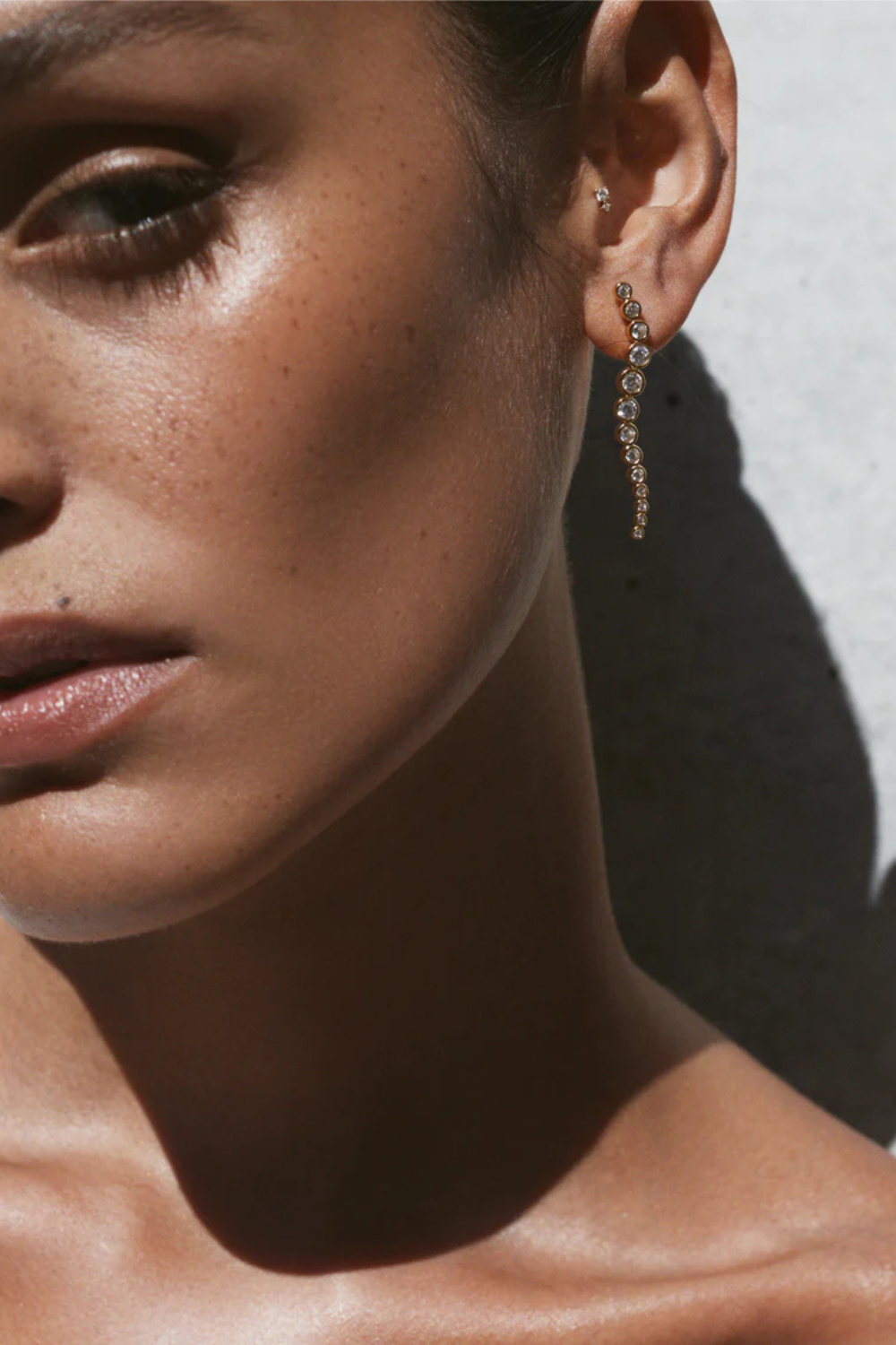 Crescendo Drop Earrings | Gold