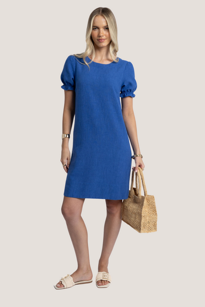 Sana Shift Dress | Royal Blue