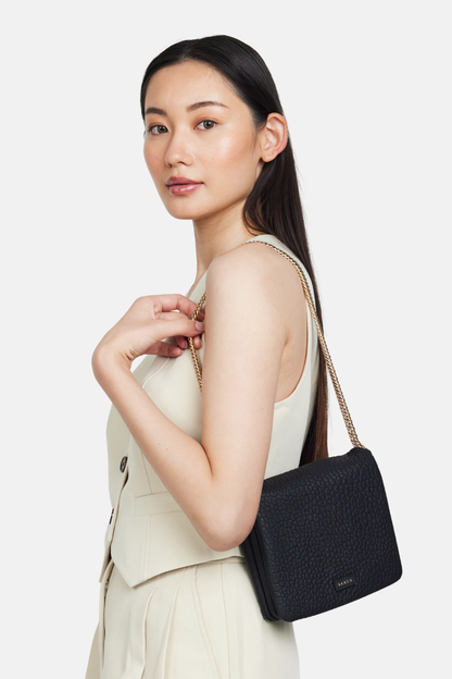 Fox Crossbody Bag | Black Bubble