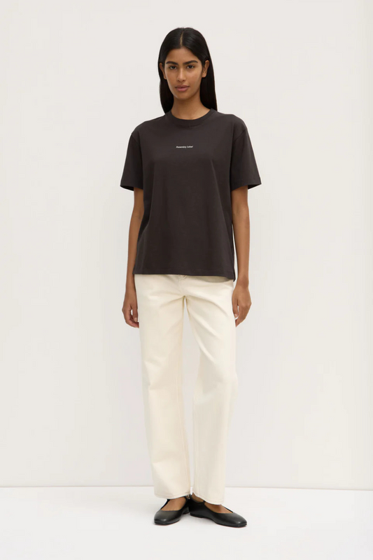 Atelier Logo Tee | Washed Black