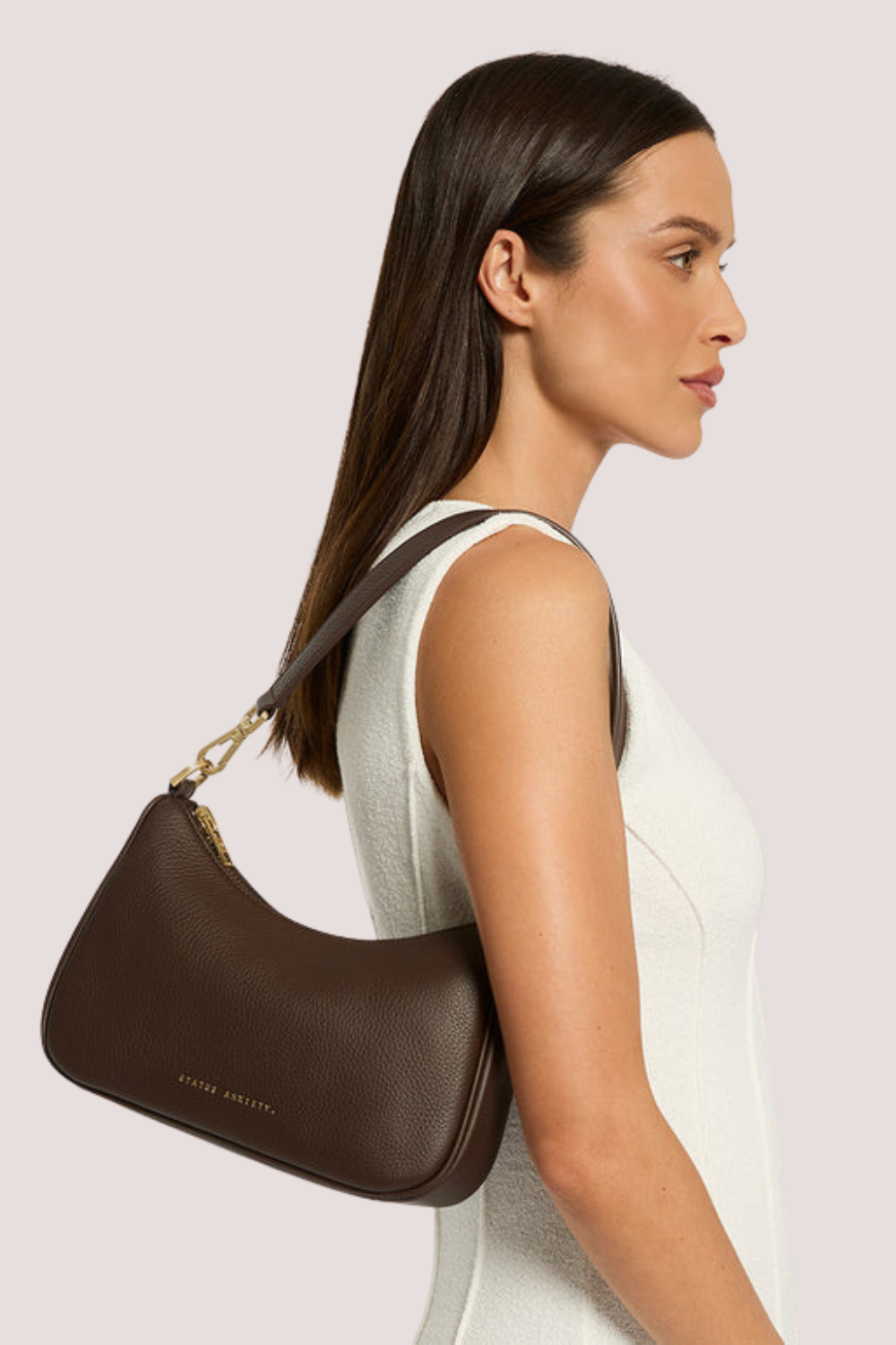 Look Both Ways | Cocoa/Brushed Gold