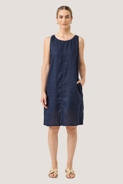 Studio Midi Dress | Navy