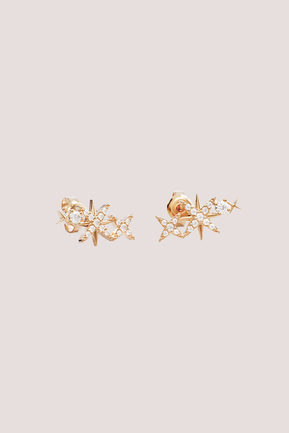 18k Gold Vermeil Celestial Skies Crawlers