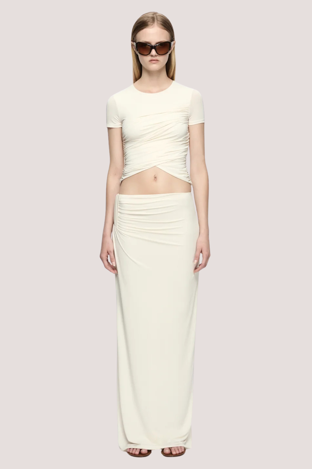 Niko Maxi Skirt | Vanilla