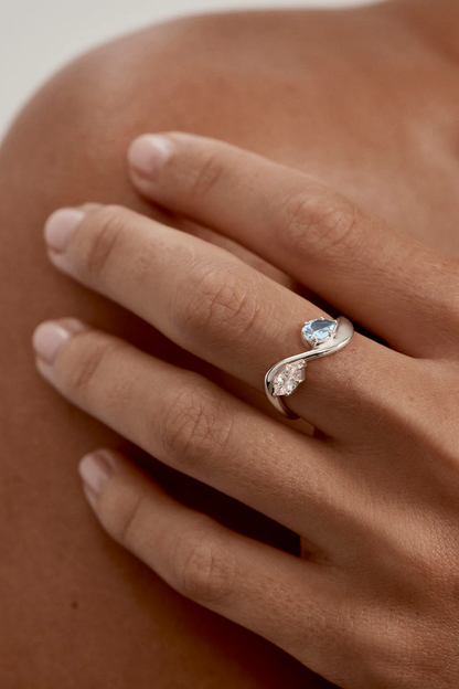 Sterling Silver With Freedom I Become Ring