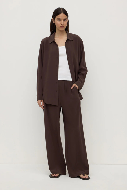 Betty Silk Pant | Ganache