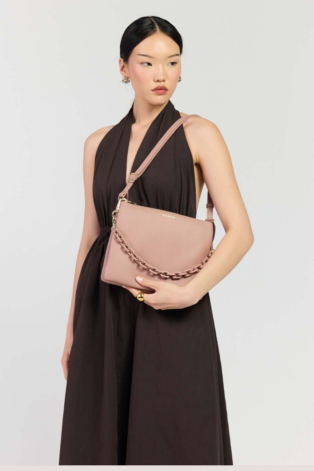 Matilda Crossbody Rosewater + Tonal Chain