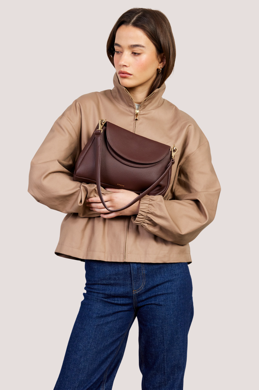 Beckett Crossbody | Espresso Luxe