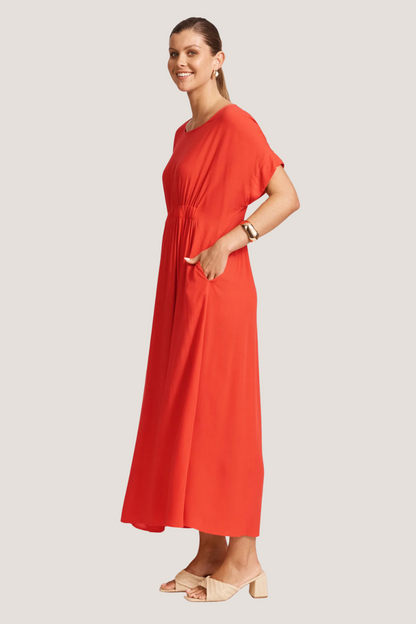 Alegria Dress | Coral