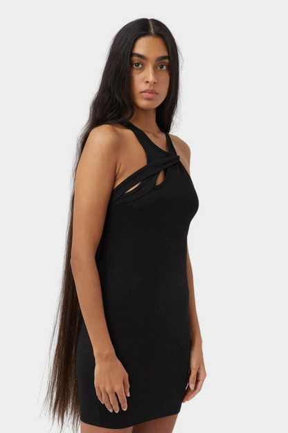 Alsha Twist Dress | Black