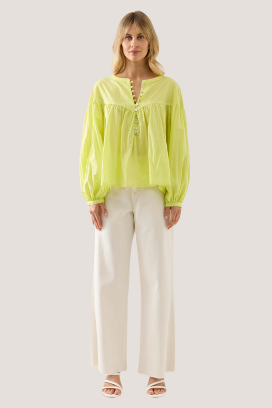 Aurora Button Blouse | Pomelo